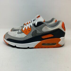 Nike Air Max 90 'Safety Orange' White Low Top Mens Size 8.5